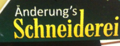 Änderung's-Schneiderei