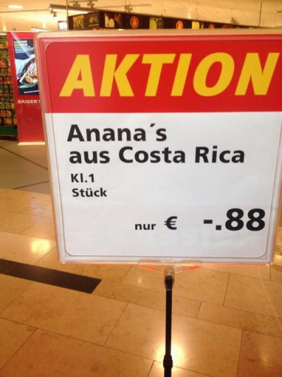 Ananas bei Kaisers