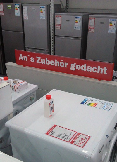 Media Markt - ans Zubehör gedacht