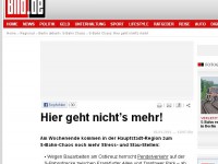 Hier geht nicht’s mehr Hier geht nicht’s mehr