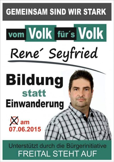 Bildung statt Einwanderung René Seyfried