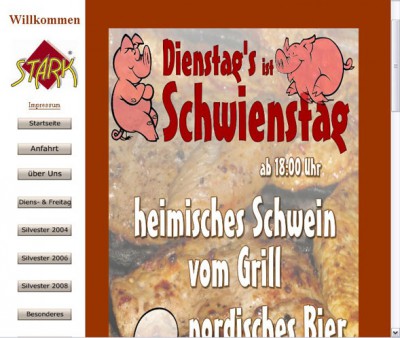 Dienstag's - Schwienstag?