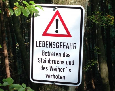 Gehen Sie Weiher
