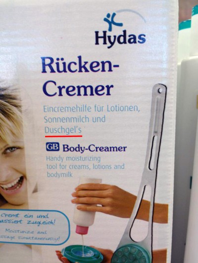 Hydas Rückencremer