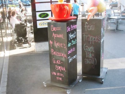 Kaffe's, Menu's oder Frappé's?