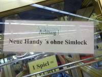 Handy ’s ohne Simlock