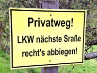 Privatweg!