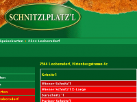 Spatz’l, i möcht gern a Schnitz’l am Platz’l