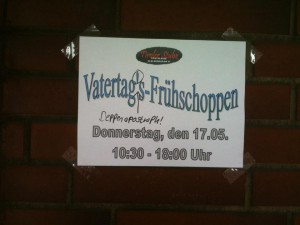 Vatertags-Frühschoppen