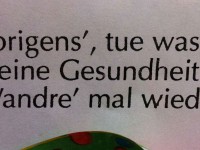 Übrigens': wandre’ mal wieder!