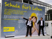 FDP-Kampagne: „Schule für’s Leben“ – „Rechtschreibung für’s Klo“